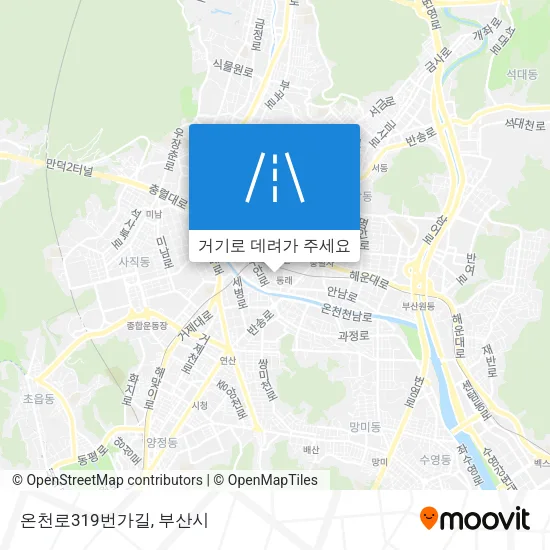 온천로319번가길 지도