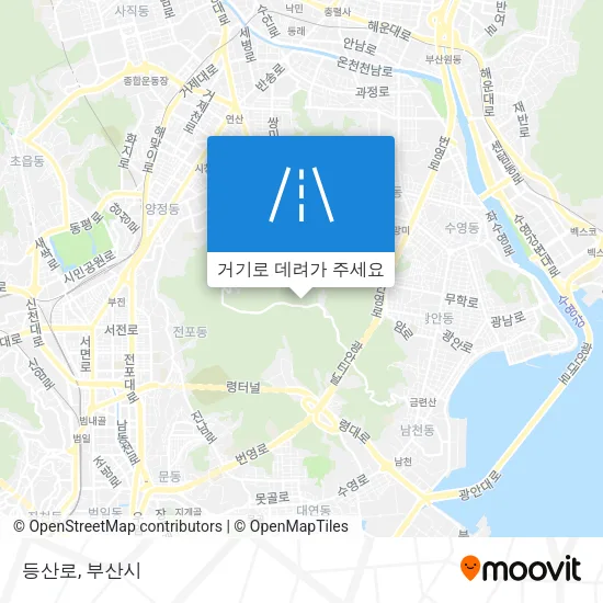 등산로 지도