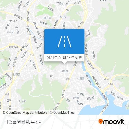 과정로85번길 지도