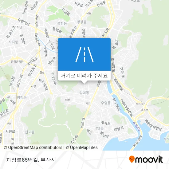 과정로85번길 지도