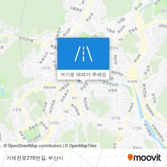 거제천로270번길 지도