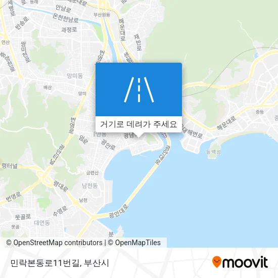 민락본동로11번길 지도