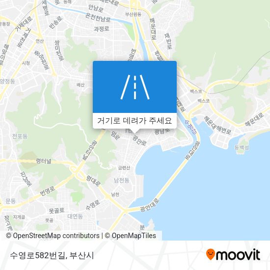 수영로582번길 지도
