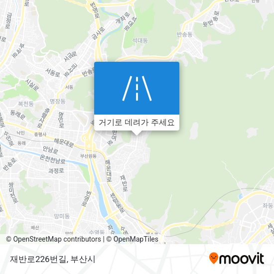 재반로226번길 지도