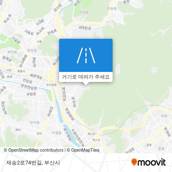 재송2로74번길 지도