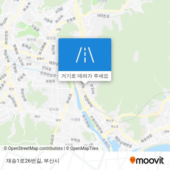 재송1로26번길 지도