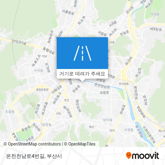 온천천남로4번길 지도
