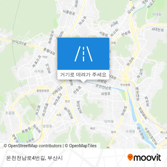 온천천남로4번길 지도