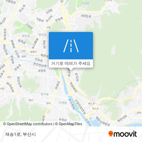 재송1로 지도