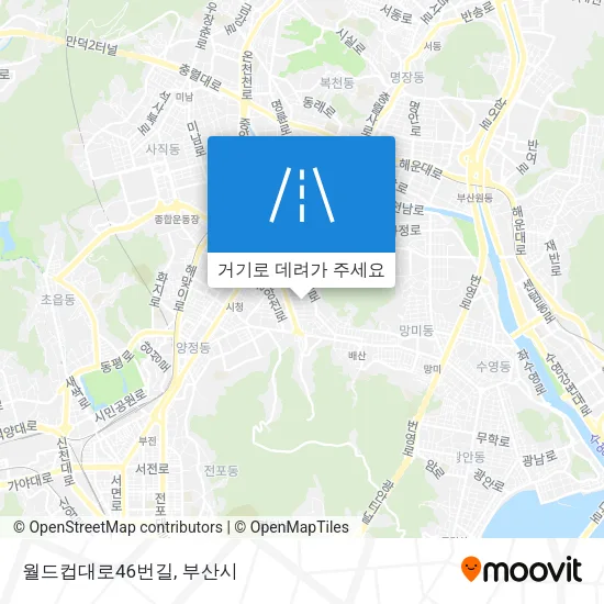 월드컵대로46번길 지도