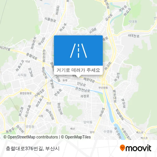 충렬대로376번길 지도