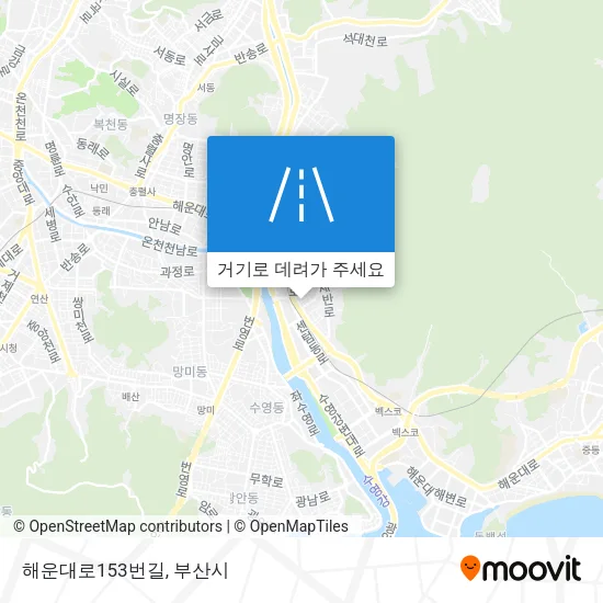 해운대로153번길 지도