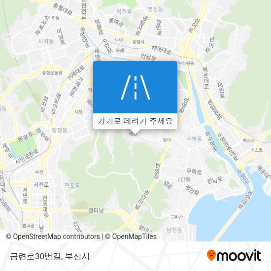 금련로30번길 지도
