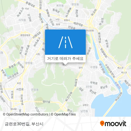 금련로30번길 지도