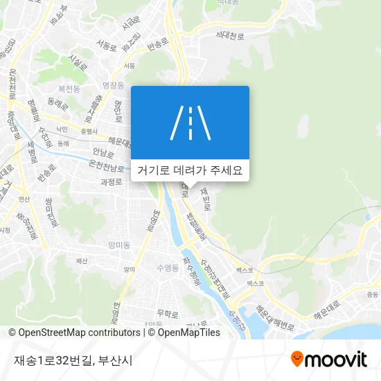 재송1로32번길 지도