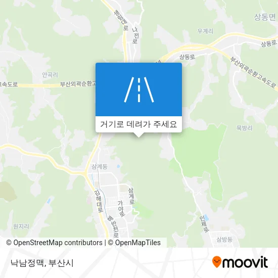낙남정맥 지도