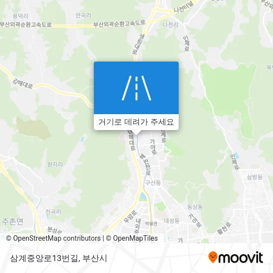 삼계중앙로13번길 지도