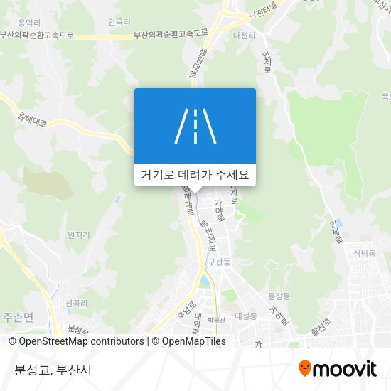 분성교 지도