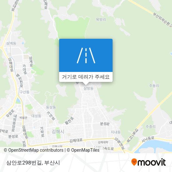 삼안로298번길 지도
