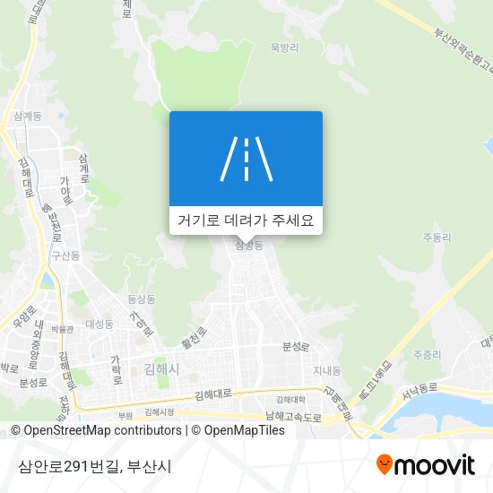 삼안로291번길 지도