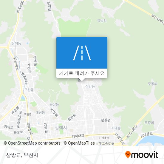 삼방교 지도