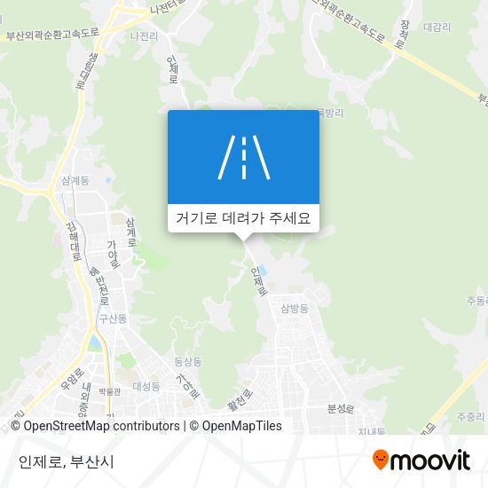 인제로 지도
