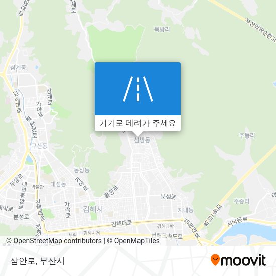 삼안로 지도