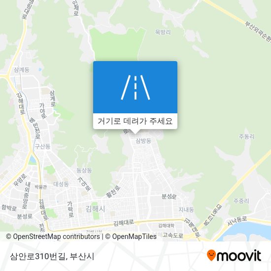 삼안로310번길 지도