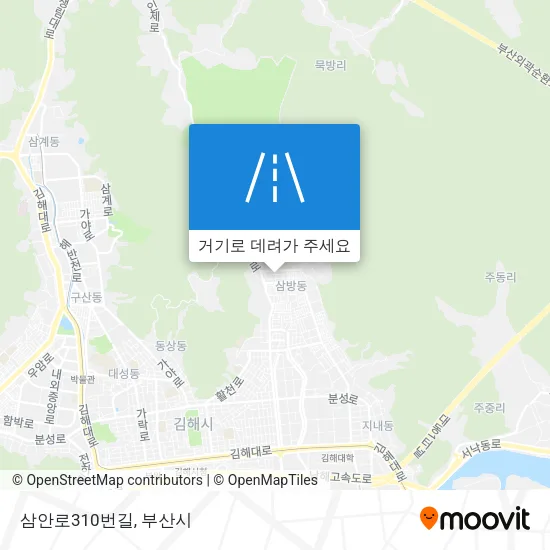 삼안로310번길 지도