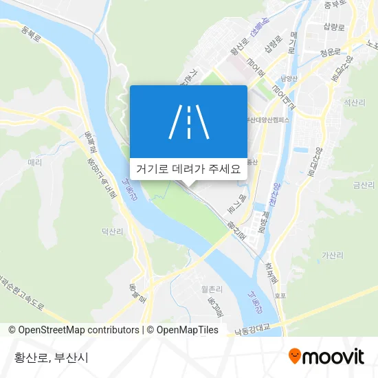 황산로 지도
