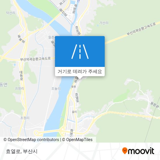 효열로 지도