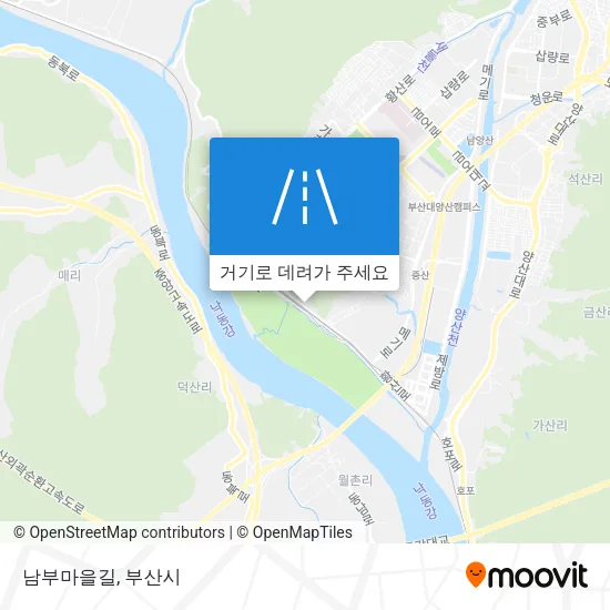 남부마을길 지도