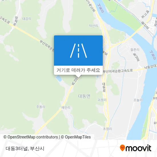 대동3터널 지도