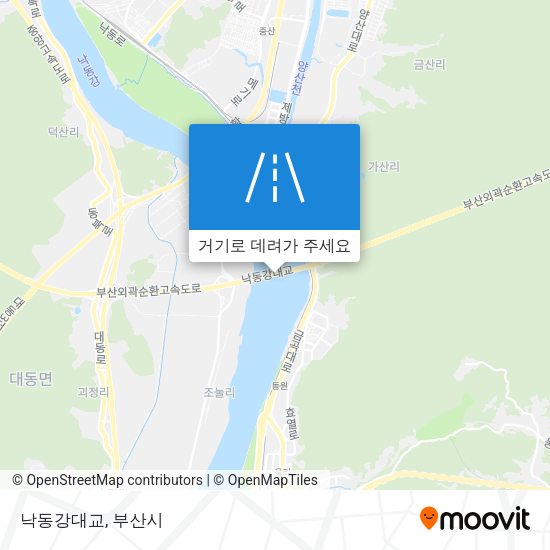 낙동강대교 지도