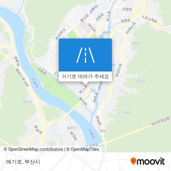 메기로 지도