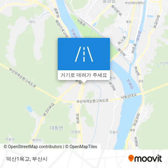 덕산1육교 지도