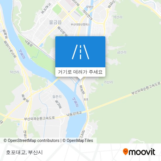 호포대교 지도