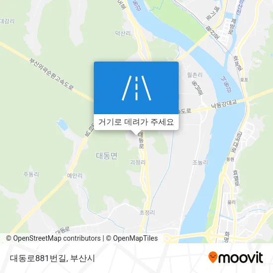 대동로881번길 지도