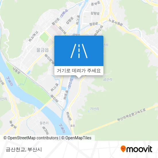 금산천교 지도