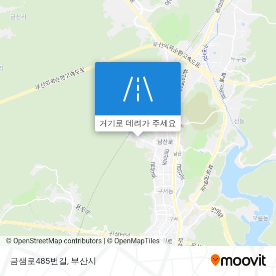 금샘로485번길 지도
