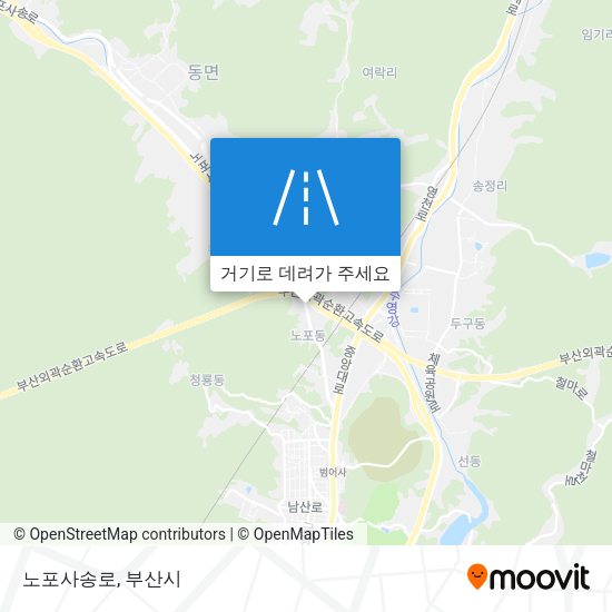 노포사송로 지도