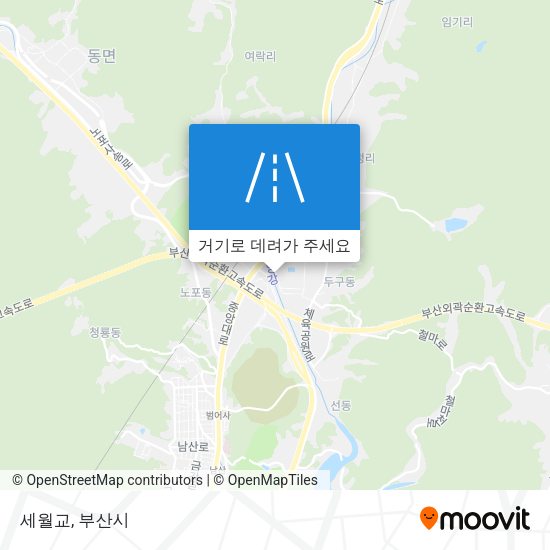 세월교 지도