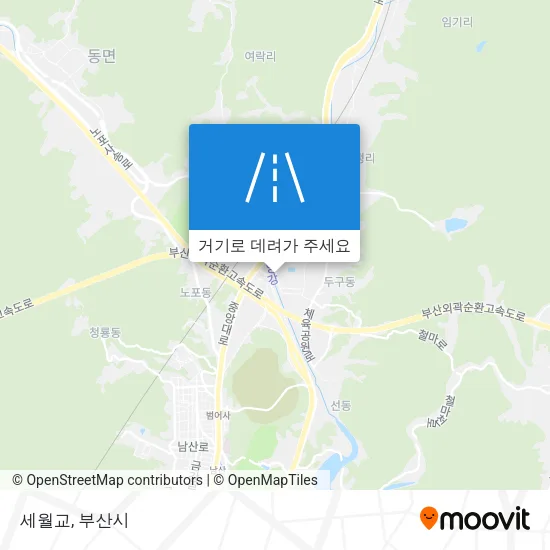 세월교 지도
