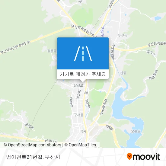 범어천로21번길 지도