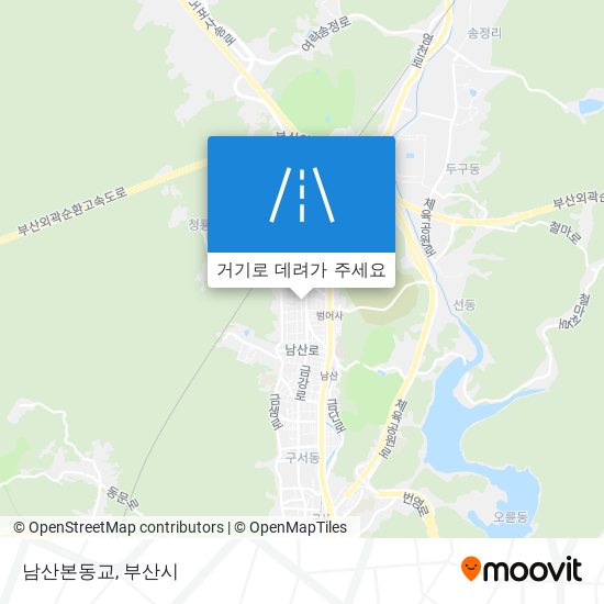 남산본동교 지도