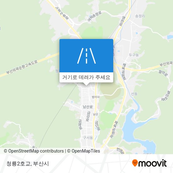 청룡2호교 지도