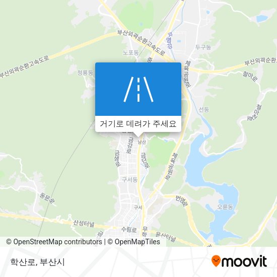 학산로 지도