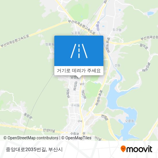 중앙대로2035번길 지도