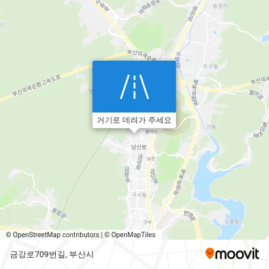 금강로709번길 지도