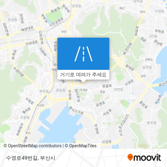 수영로49번길 지도